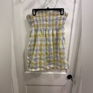 J crew strapless dress beach cover up